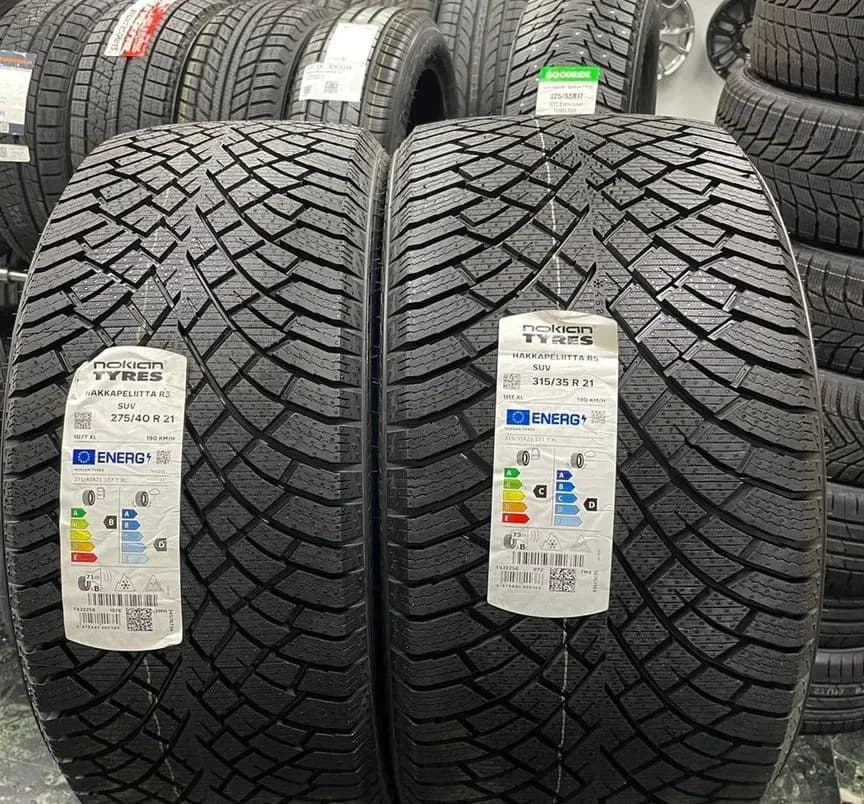 Nokian Tyres Hakkapeliitta R5 SUV 275/40 R21 и 315/35 R21 111T